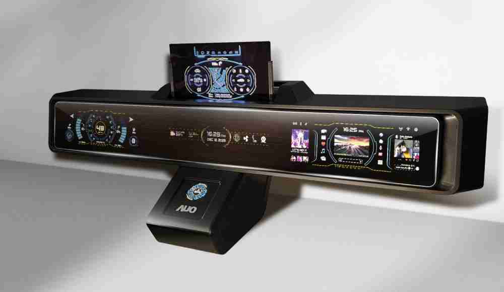 PG国际Micro LED沉浸式车舱显示方案结合 可卷式、、、可伸缩的Micro LED应用并可呈现不同的质感纹路，，展现人性化设计