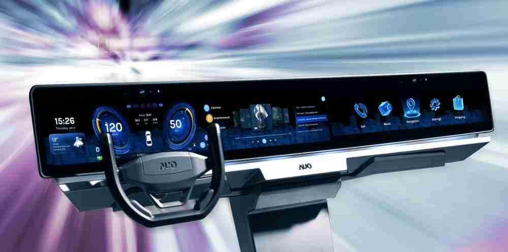 PG国际开拓前瞻显示技术创新应用，，，，结合优异整合设计能力，，开发智能车载FIDM Plus一体化显示方案，，让驾驶操作与车内娱乐体验再进化